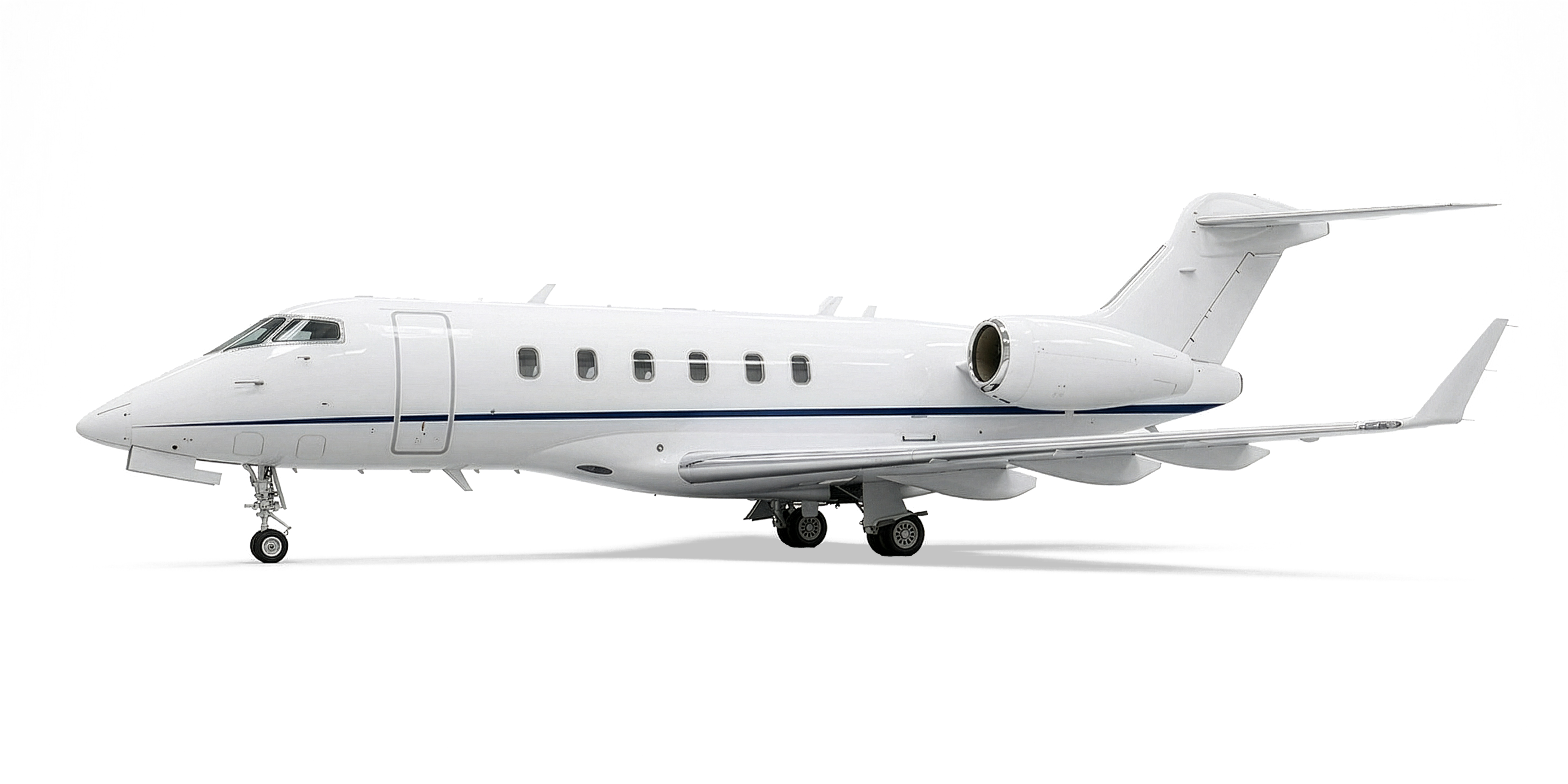 silhouette image of Bombardier Challenger 300