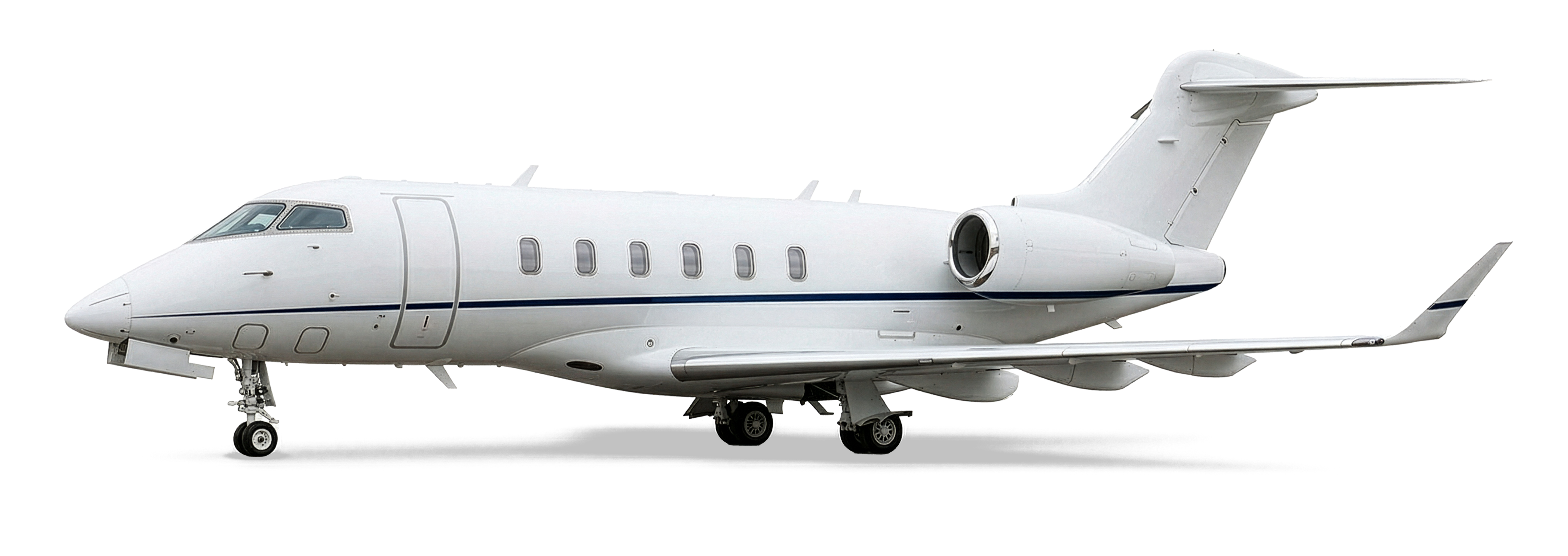 silhouette image of Bombardier Challenger 350