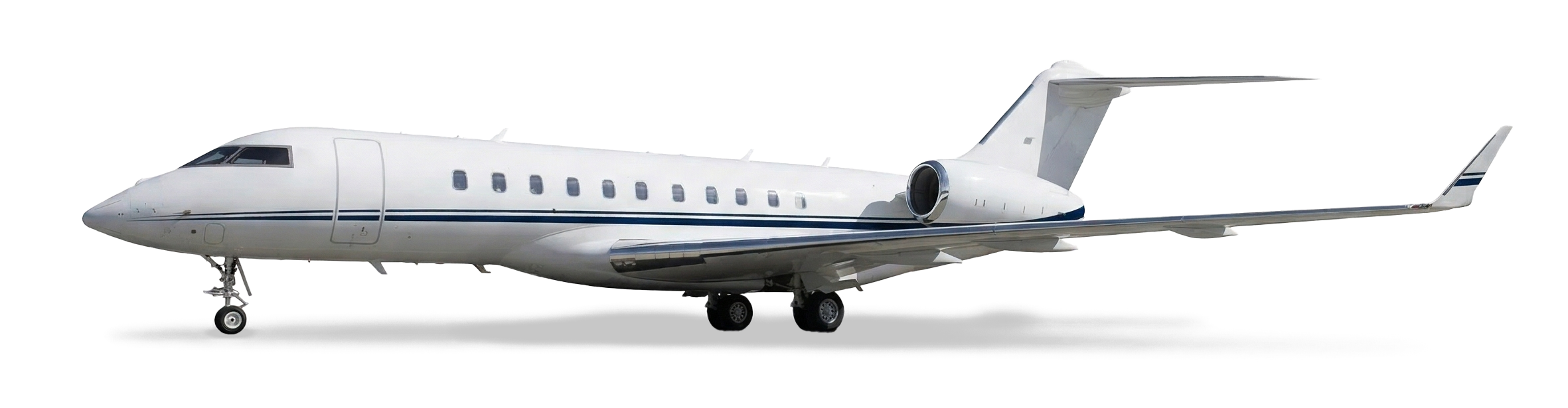 silhouette image of Bombardier Global 5000